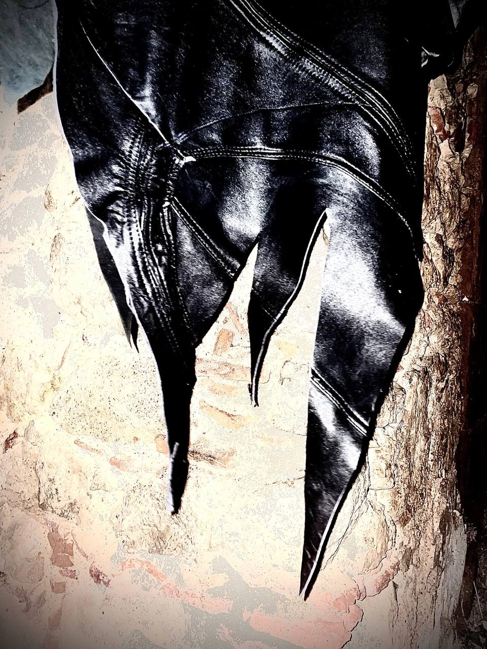 Leather jacket «angel cover», image 8